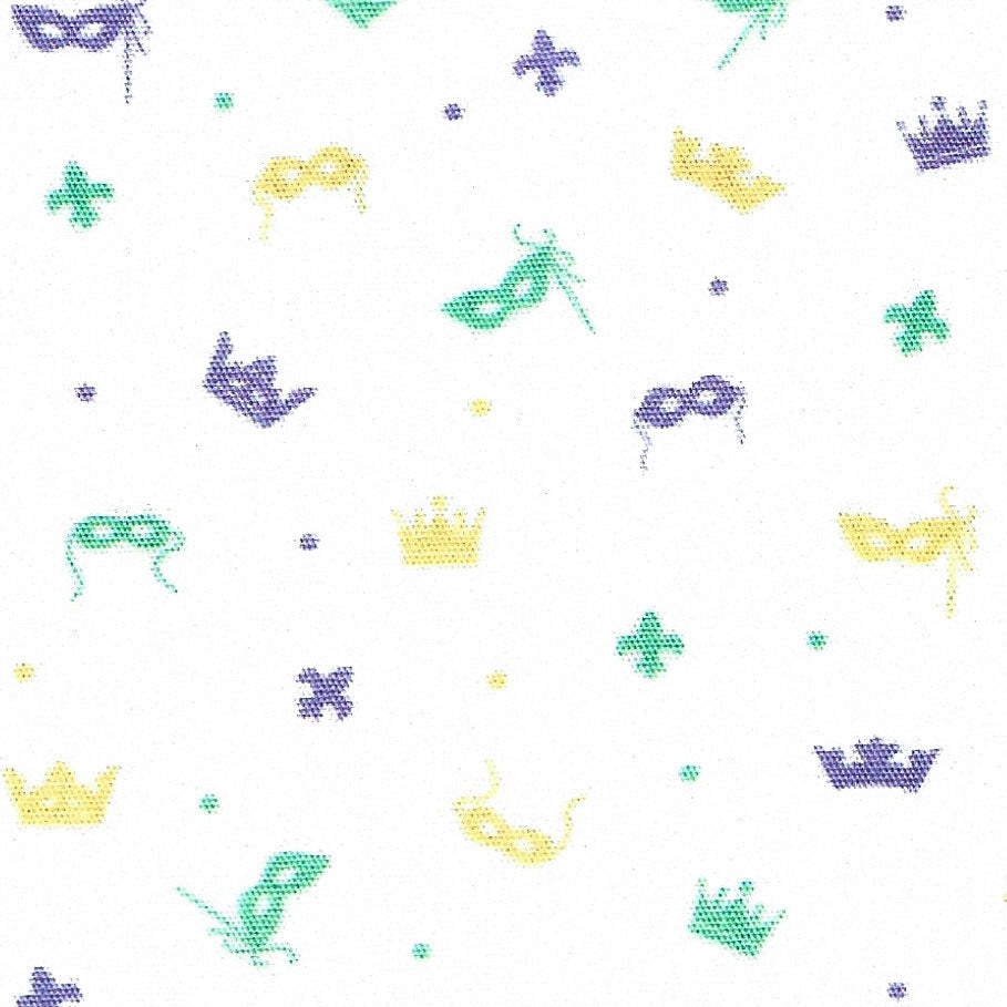 Fabric Finders Print #2687-Mardi Gras Masks