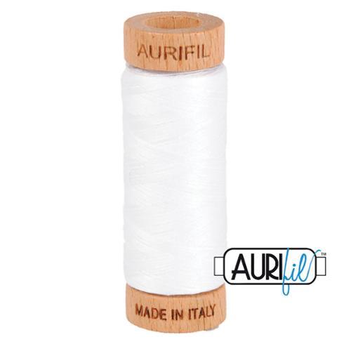 Aurifil Thread-80wt-White