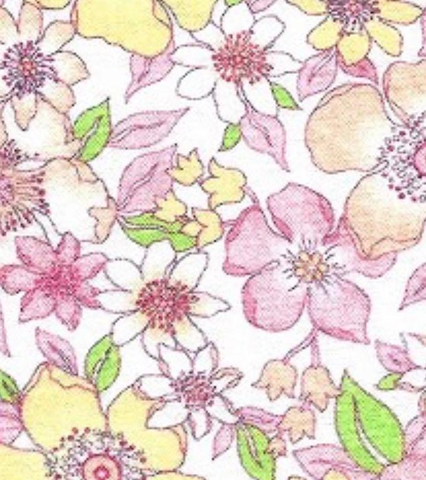 Fabric Finders Seersucker Print #S/131-Pink Floral