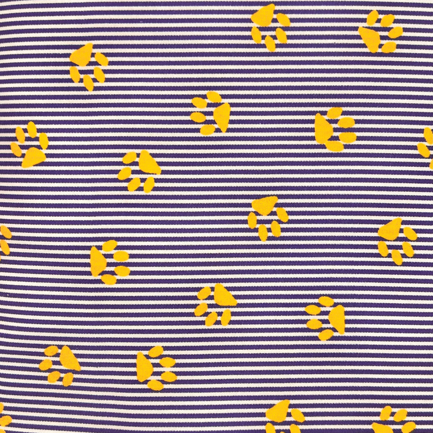 Fabric Finders Print #2935-LSU Paw Prints