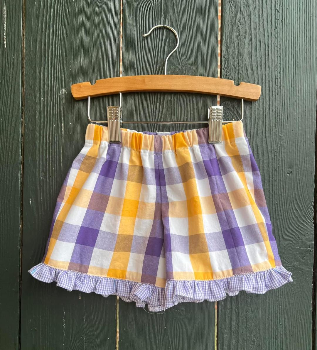 Fabric Finders Print #T-115- LSU Large Check
