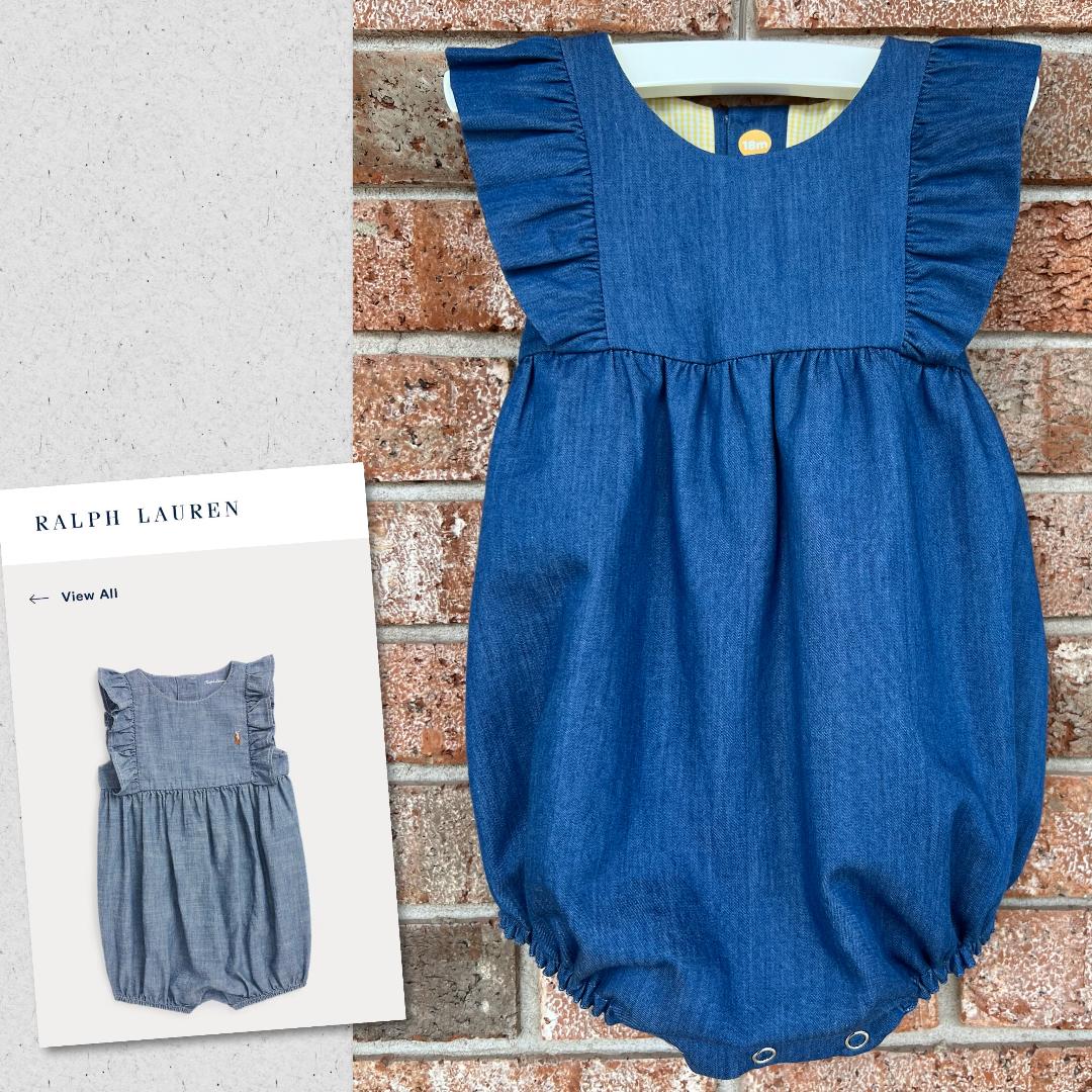 Lauren's Denim Romper Garment Kit