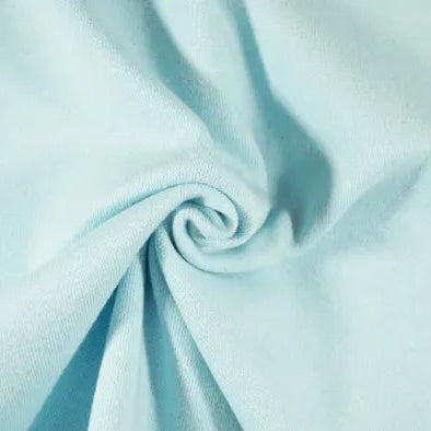 Lycra Knit Ribbing-Baby Blue
