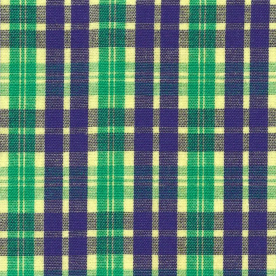 Fabric Finders Print-Mardi Gras-Plaid