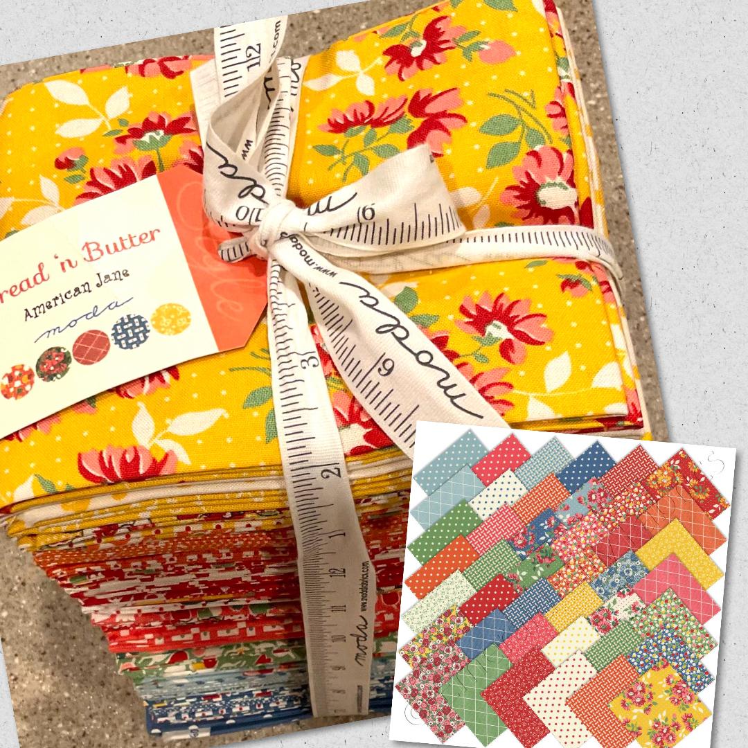 Moda Fat Quarters-Bread and Butter-American Jane