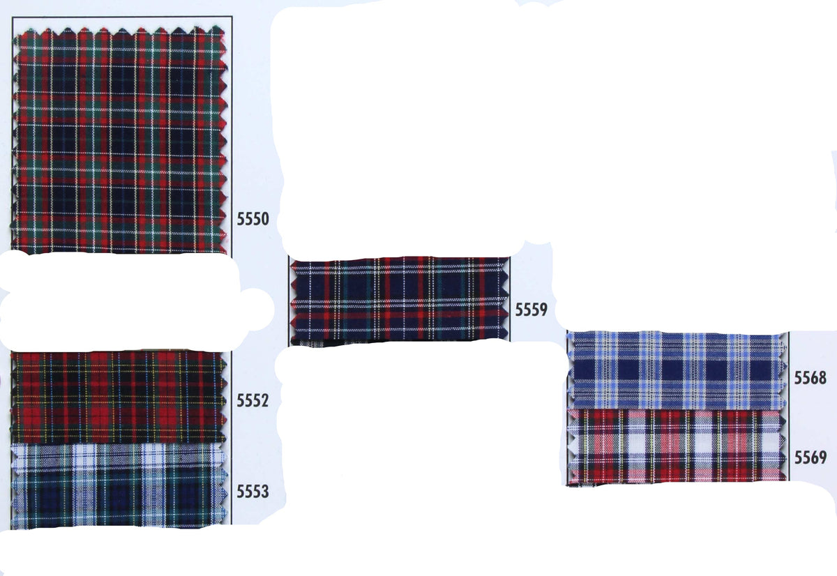 Spechler-Vogel Pima Cotton Mini Tartan Plaid