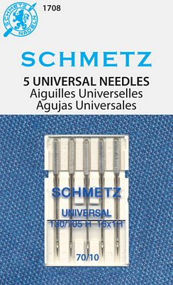 Schmetz Machine Needles 1708-Universal Size 70/10