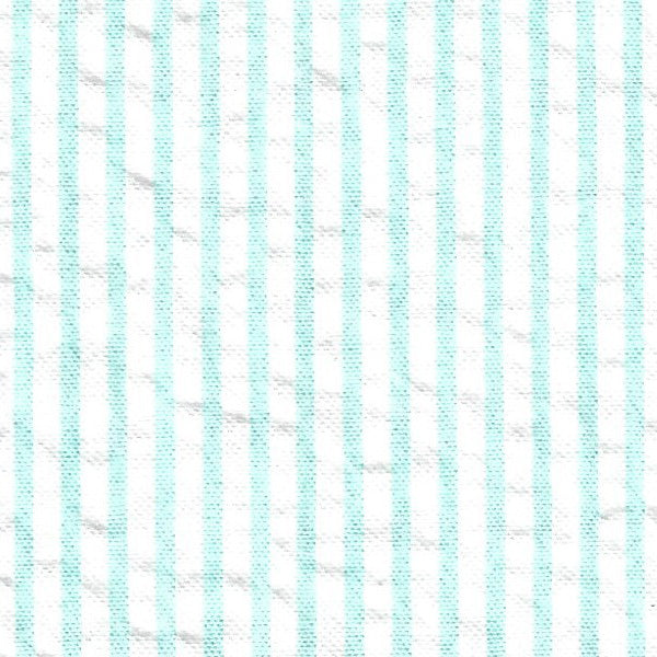 Striped Seersucker–S/118-Seafoam