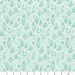Tilda® Cotton Beach-Beach Shells Teal