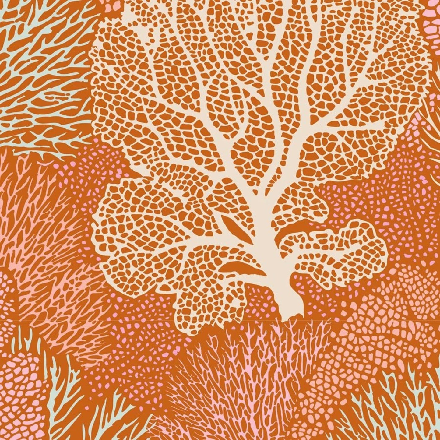 Tilda® Cotton Beach-Coral Reef GInger