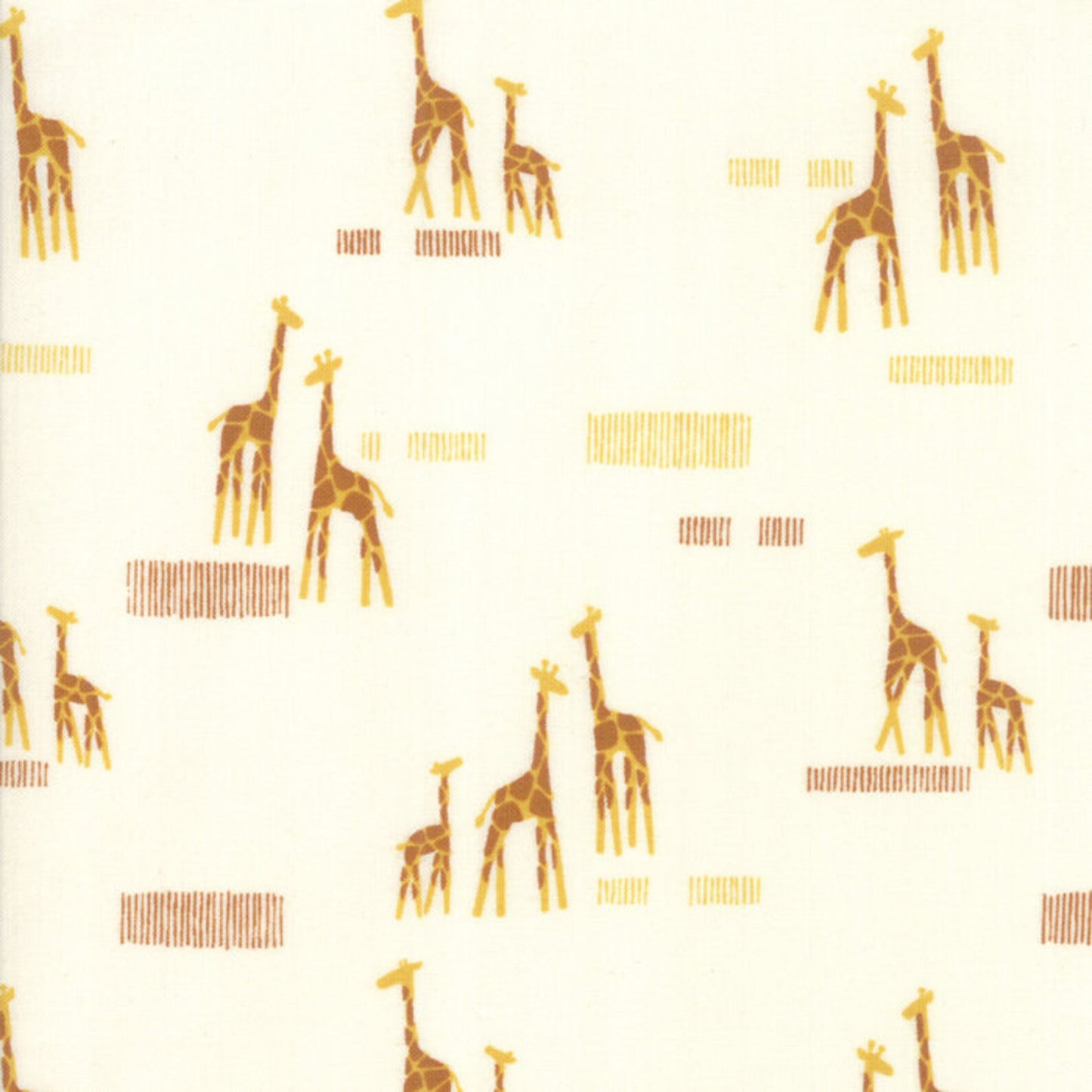 Moda Fabrics-Safari Life-20647-Mom & Baby Giraffes