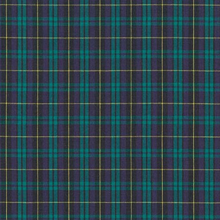 Robert Kaufman Sevenberry Tartan Plaid-Blue, Hunter & Yellow