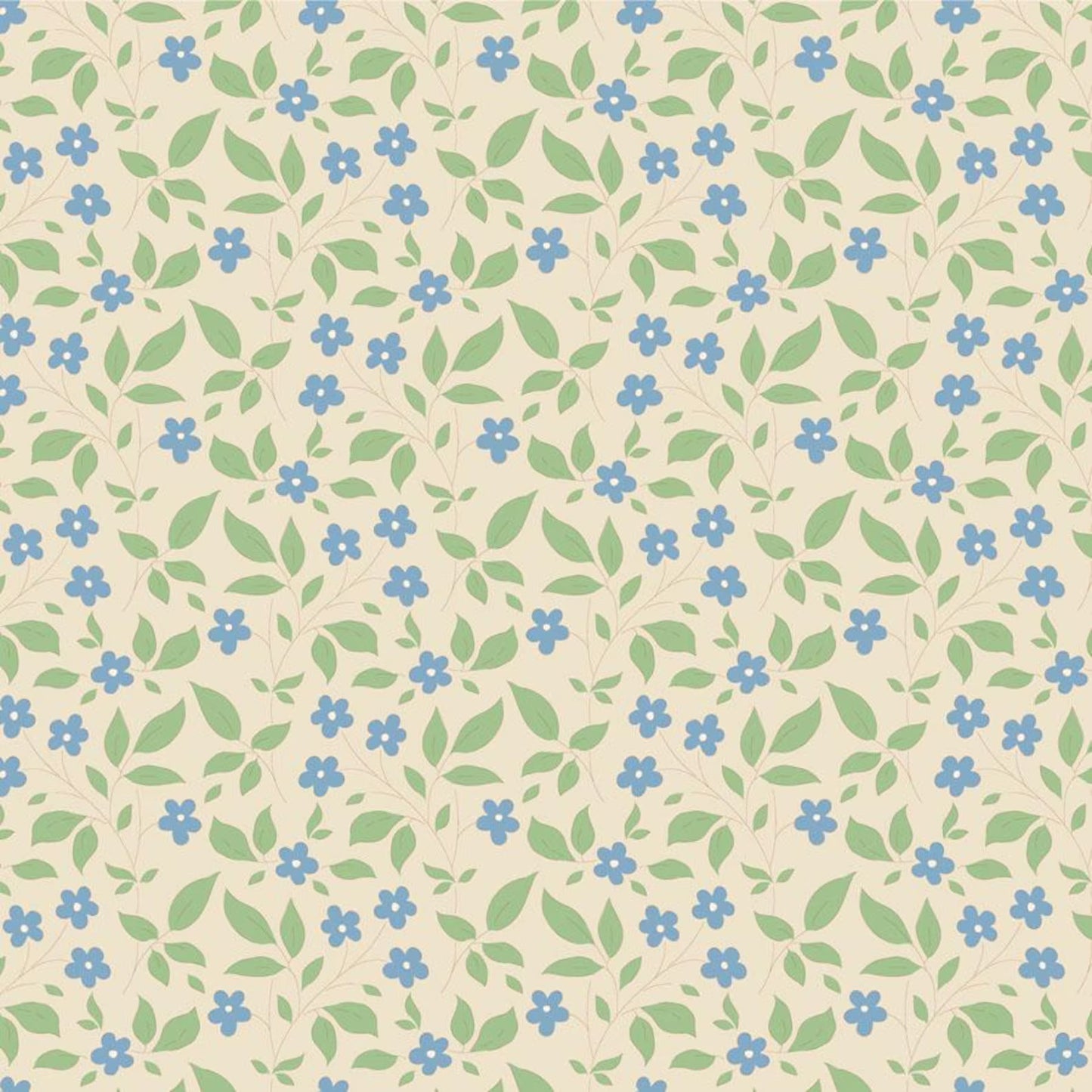 Tilda® Sunday Brunch-Tipsy Cream/Blue