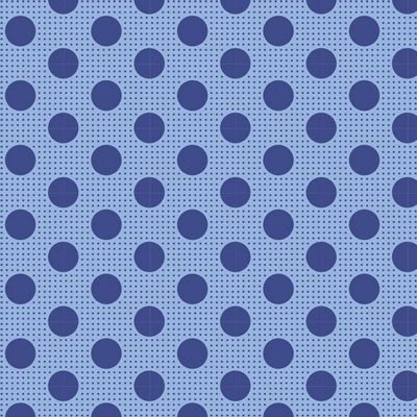 Tilda® Medium Dots-Denim Blue