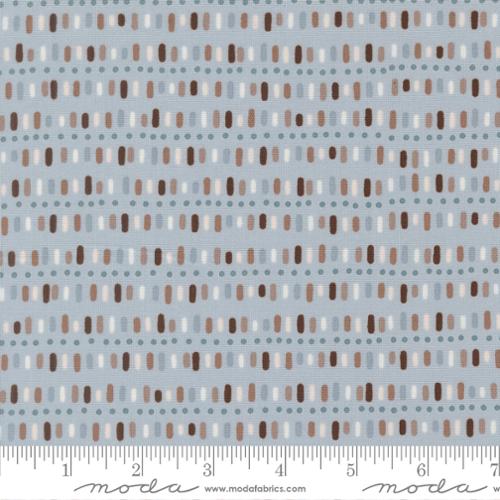 Moda Fabrics-Wildly Cute Safari-Geometric-Sky
