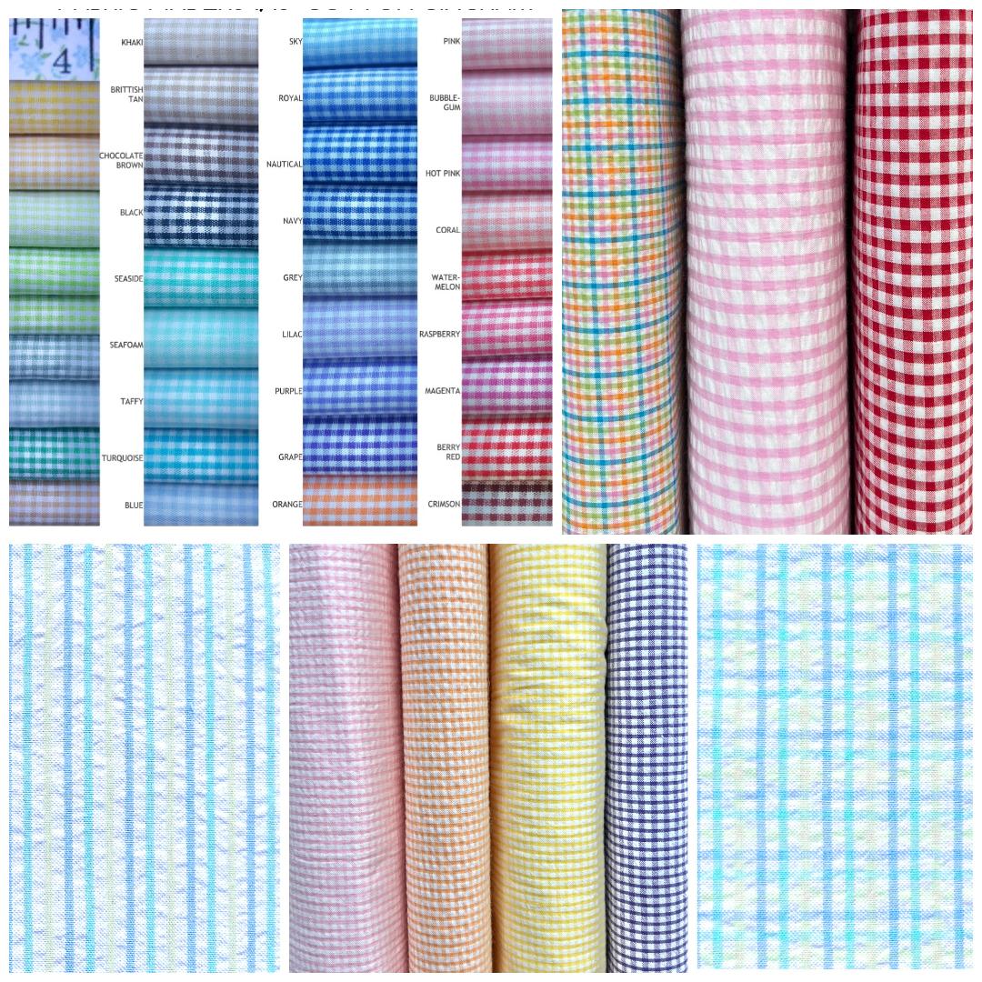 Gingham Checks and Seersuckers