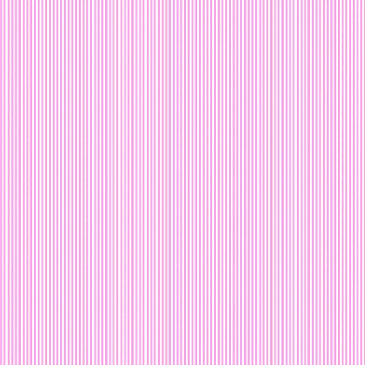 Wilmington Prints-Pinstripes-Bubblegum Pink