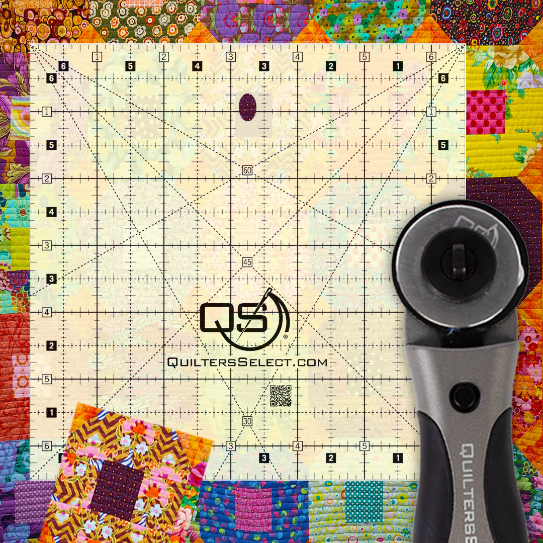 Quilters Select Non-Slip Ruler-6.5"x6.5"