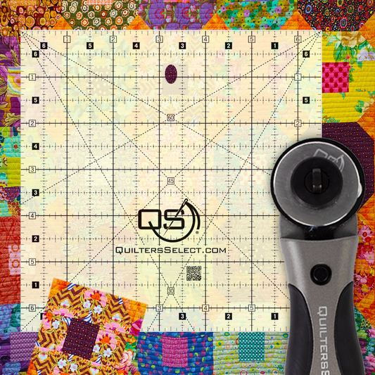 Quilters Select Non-Slip Ruler-6.5"x6.5"
