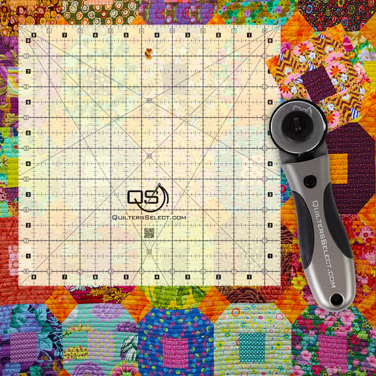 Quilters Select Non-Slip Ruler-8.5"x8.5"
