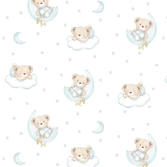 Bears on a Cloud - Blue