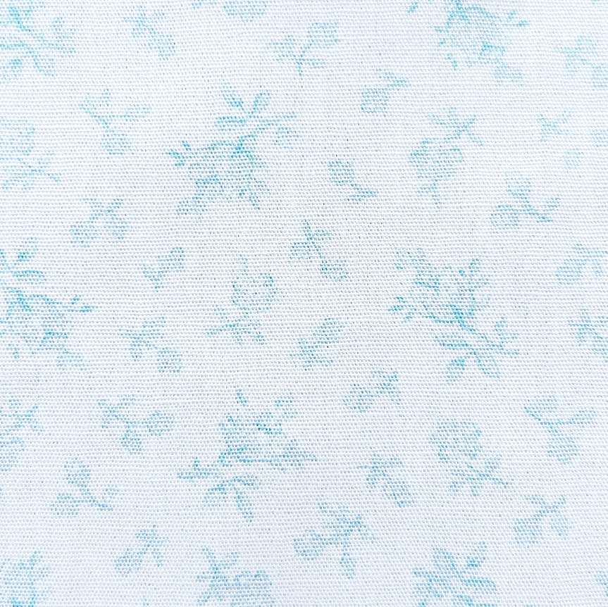 Fabric Finders Print #2725-Blue Floral