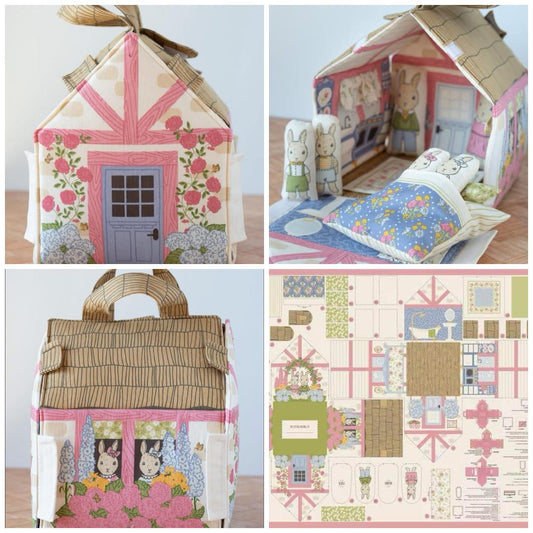 Moda-Bunny Cottage Panel