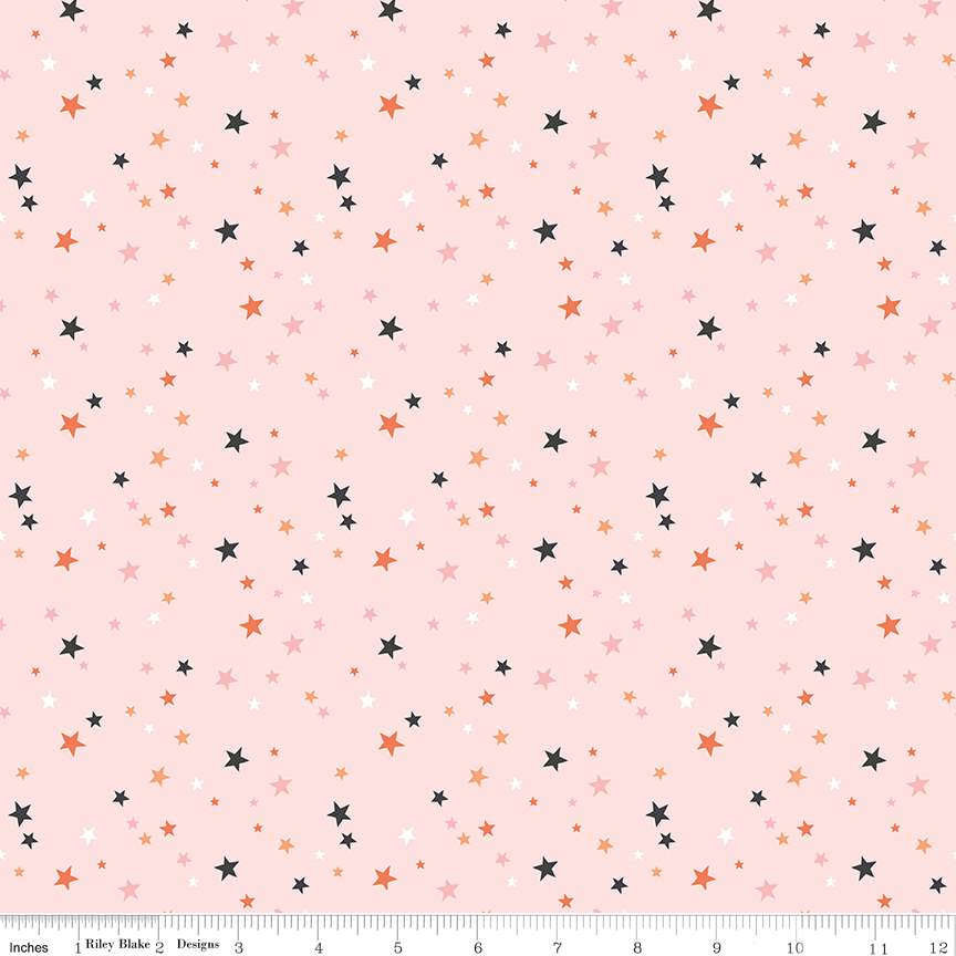 Riley Blake Quilting Cotton-Hey Pumpkin Pattern C16037-Blush