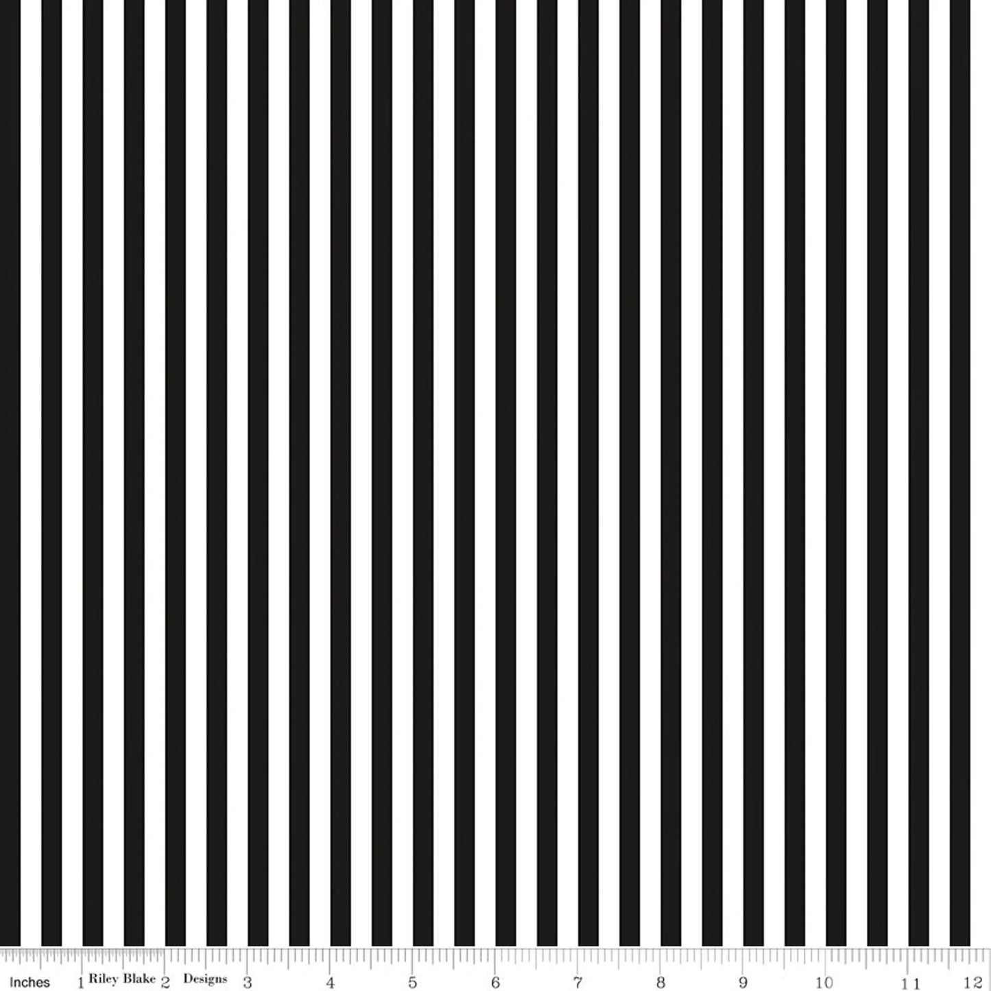 Riley Blake-Stripes 1/4"-Black