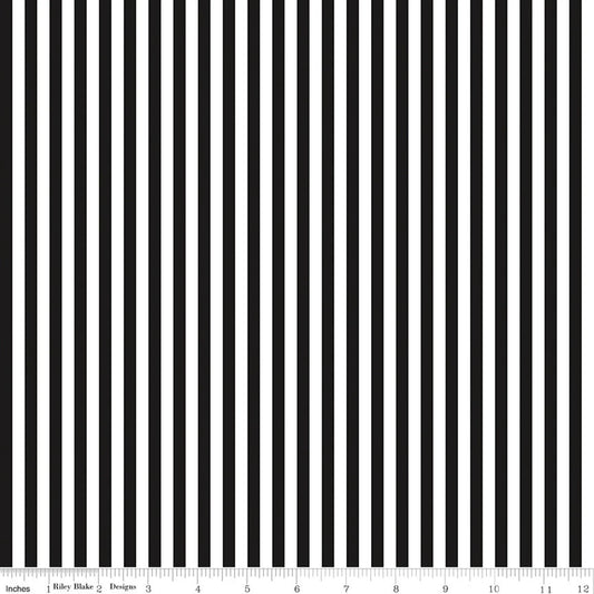Riley Blake-Stripes 1/4"-Black
