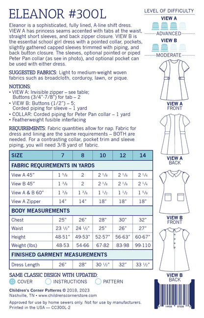 Children's Corner Patterns - Eleanor