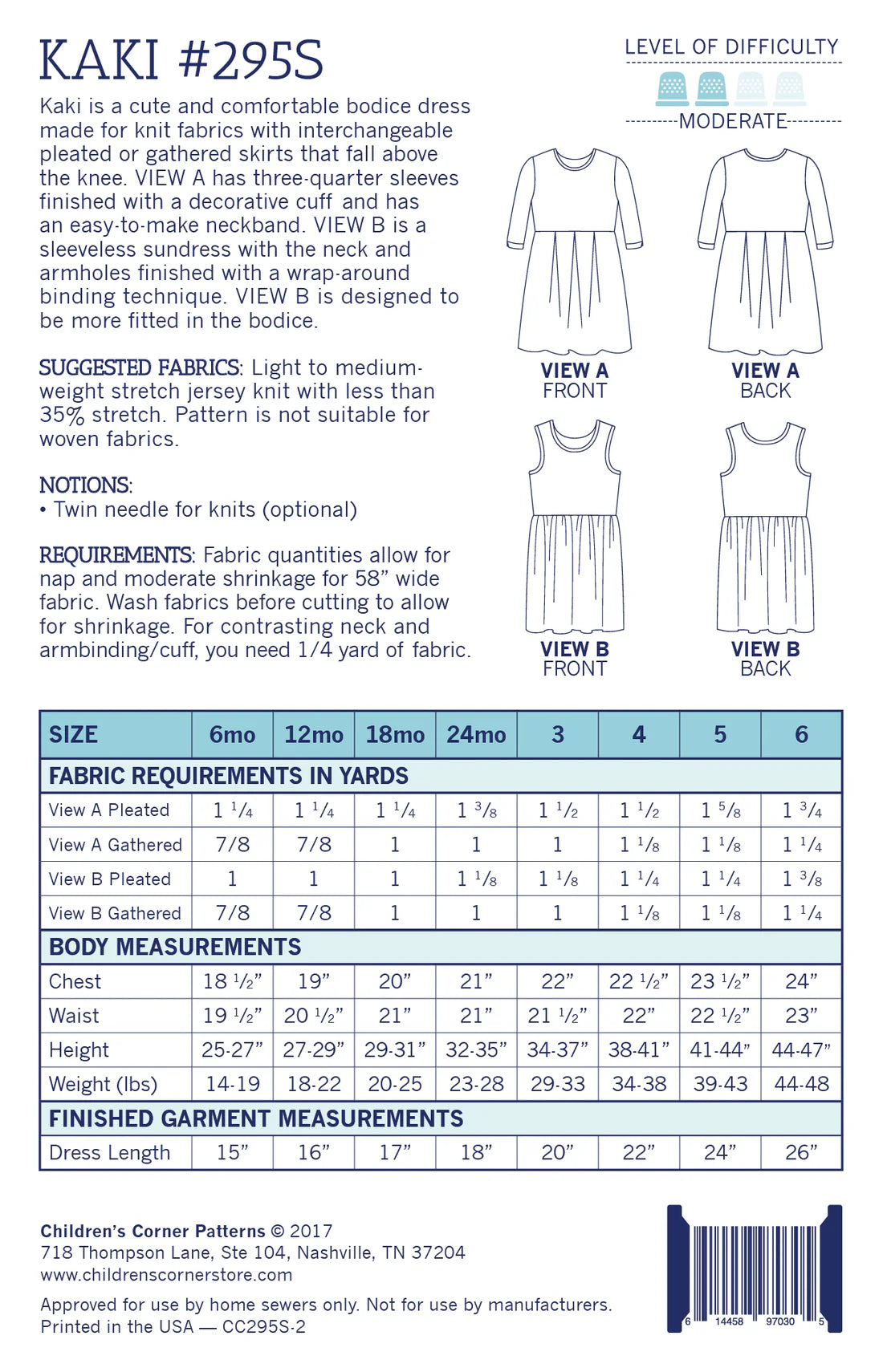 Children's Corner Patterns - Kaki
