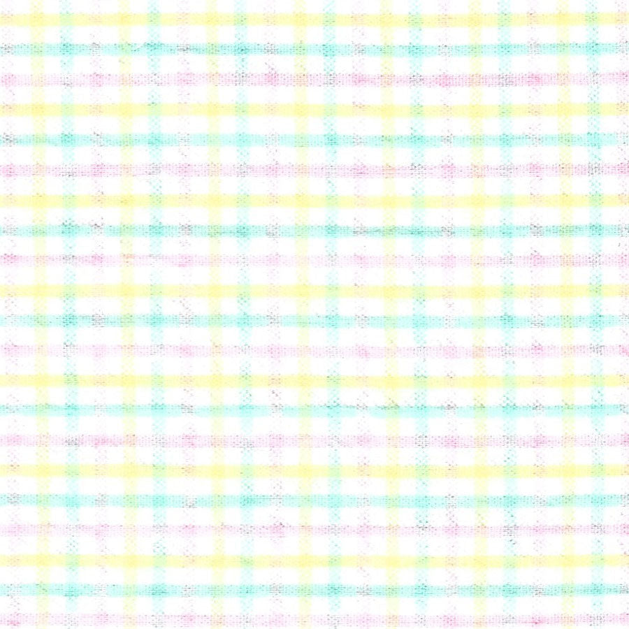 Check Seersucker–S/126-Yellow, Pink and Seafoam