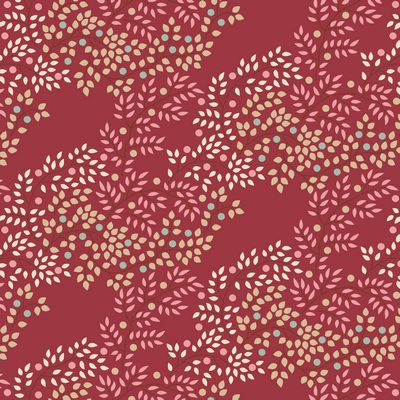 Tilda® Creating Memories-Berrytangle Burgundy