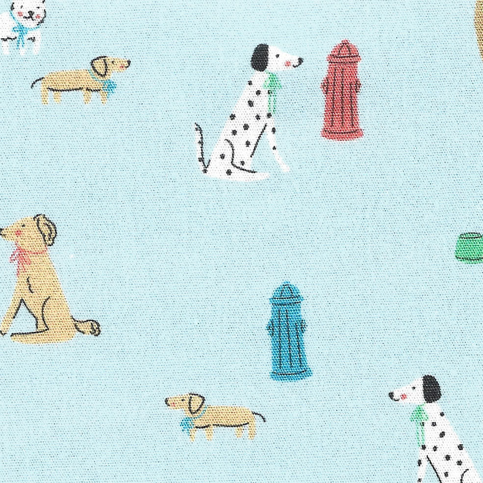 Fabric Finders Print #2739-Dogs & Fire Hydrants