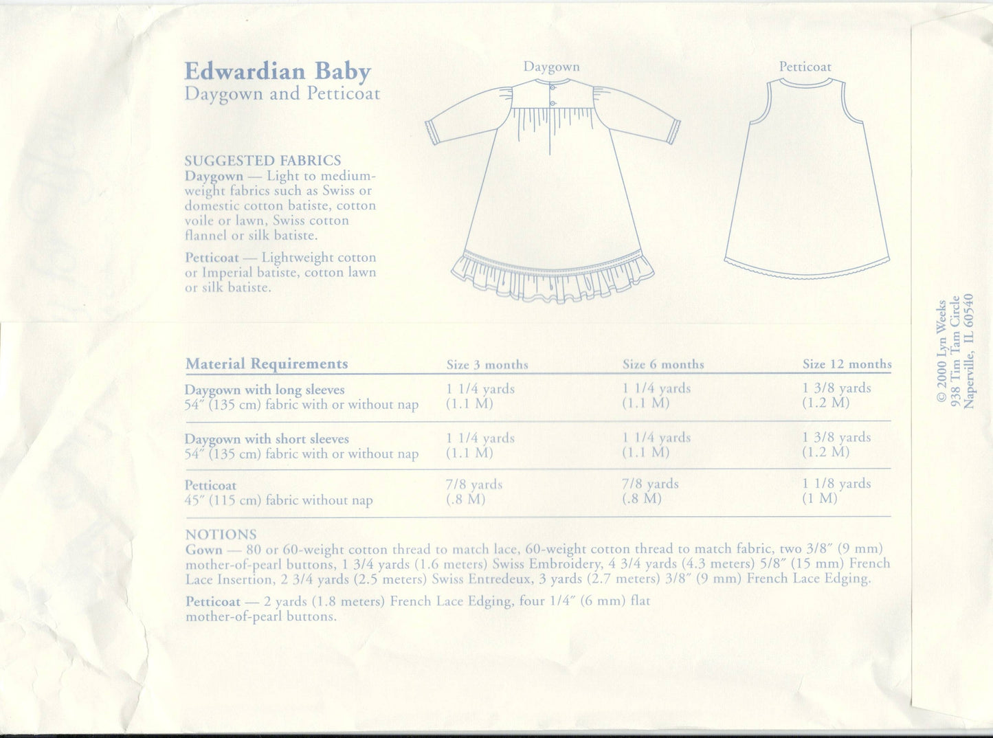 Especially for You-Edwardian Baby Daygown & Petticoat
