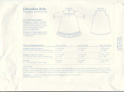 Especially for You-Edwardian Baby Daygown & Petticoat