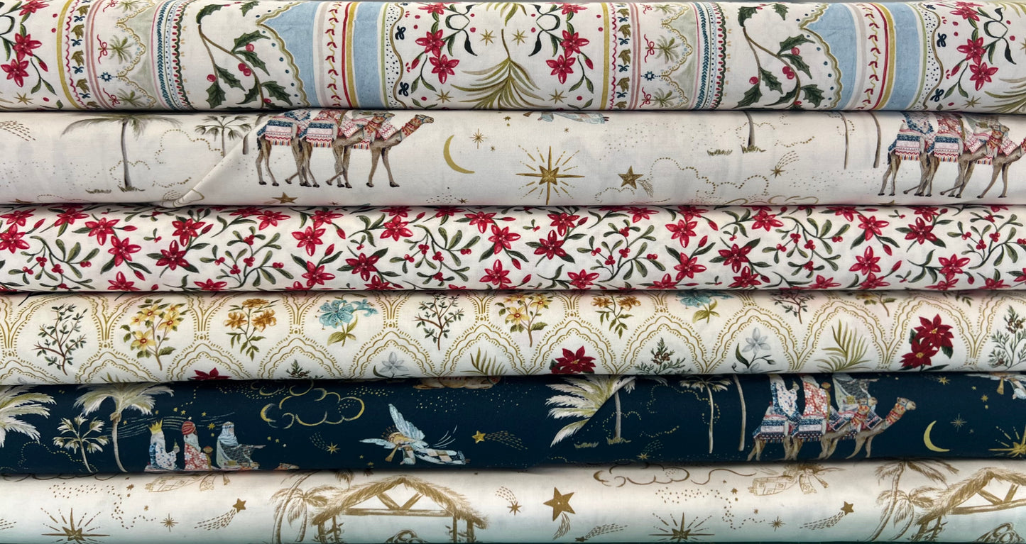 Moda Fabrics Mini-Charm Pack-Silent Night Collection