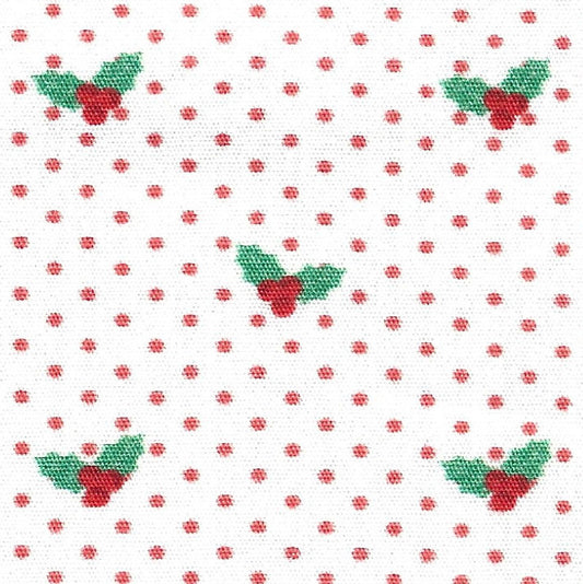 Fabric Finders Print #2690-Holly & Berries