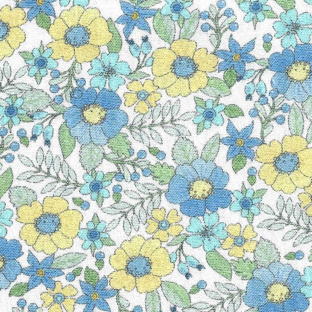 Fabric Finders Print #2798-Blue Floral