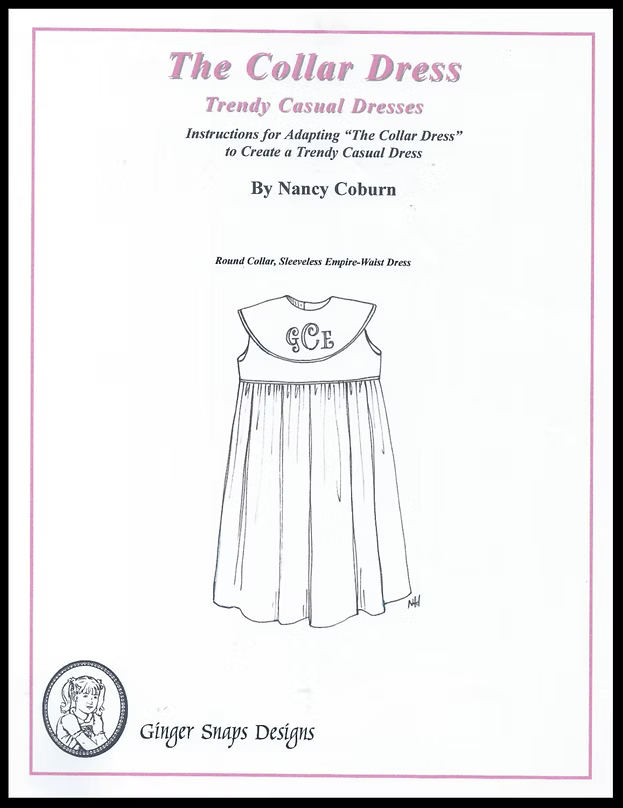 Ginger Snaps Designs-The Collar Dress
