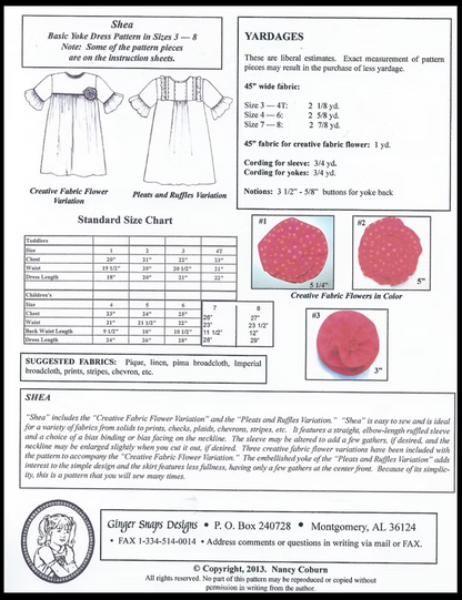 Ginger Snaps Designs-Shea