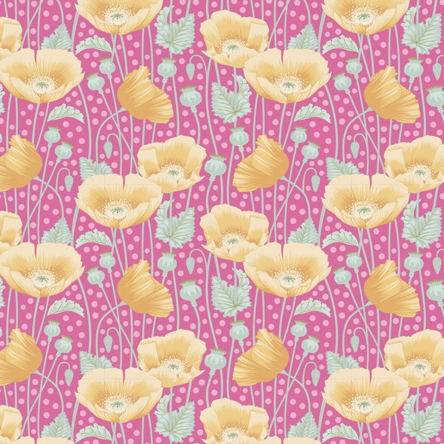 Tilda® Gardenlife-Poppies PInk