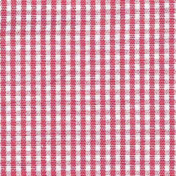 Gingham Check 1/16" - Watermelon