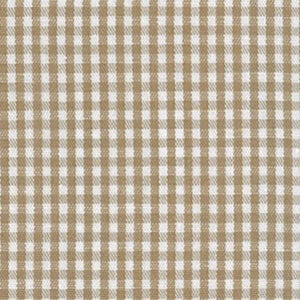 Gingham Check 1/16" - British Tan