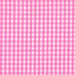 Gingham Check 1/16" - Hot Pink