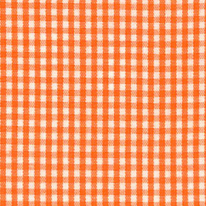 Gingham Check 1/16" - Orange