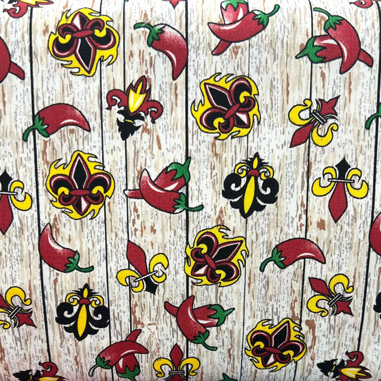 Fabric Finders Print #2349-Ragin' Cajuns Print