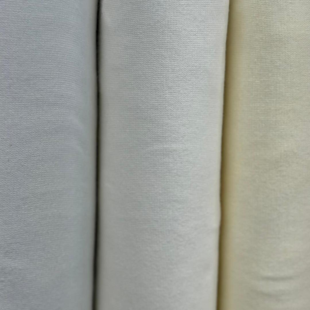Lycra Knit Ribbing-White