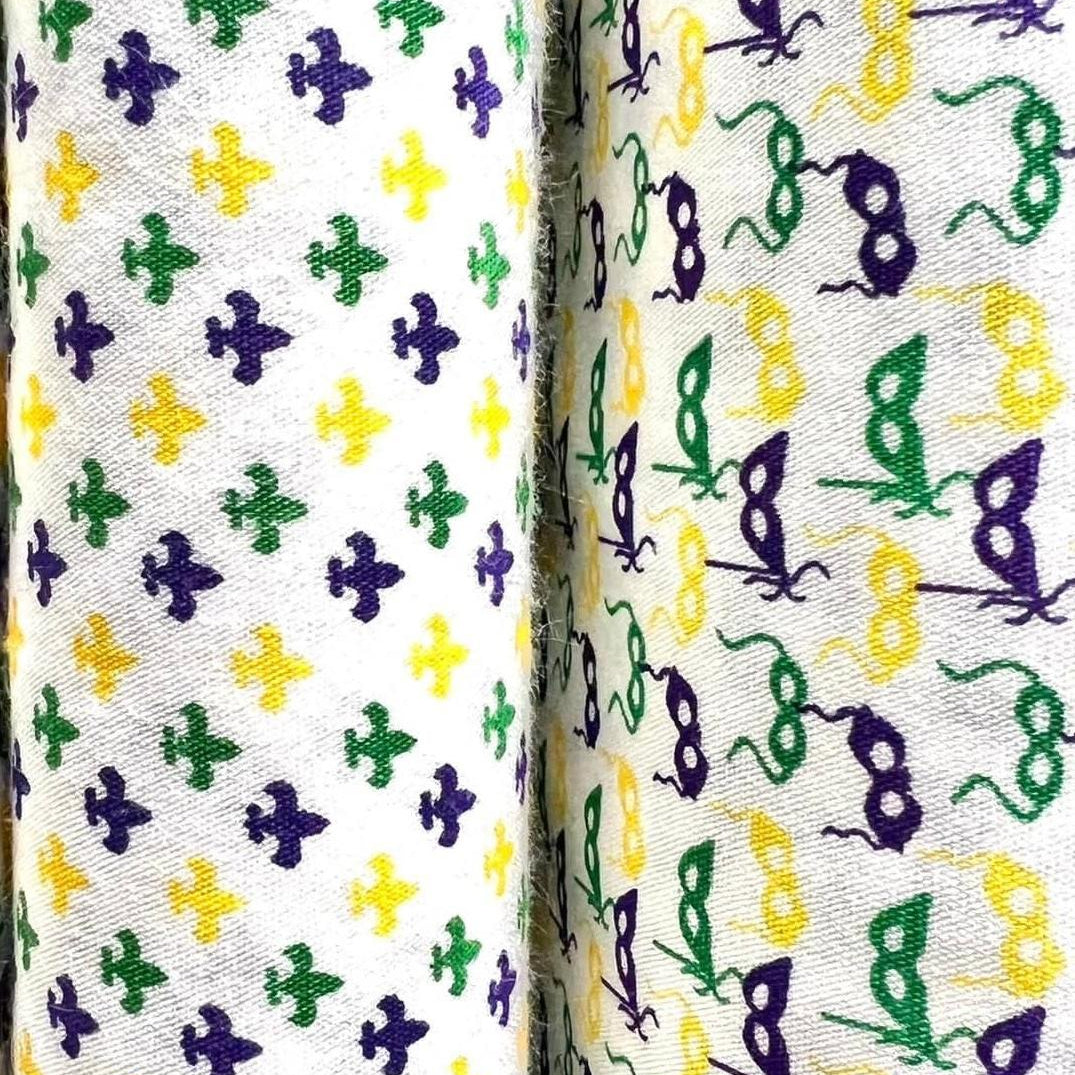 Fabric Finders Print-Mardi Gras Mini motifs